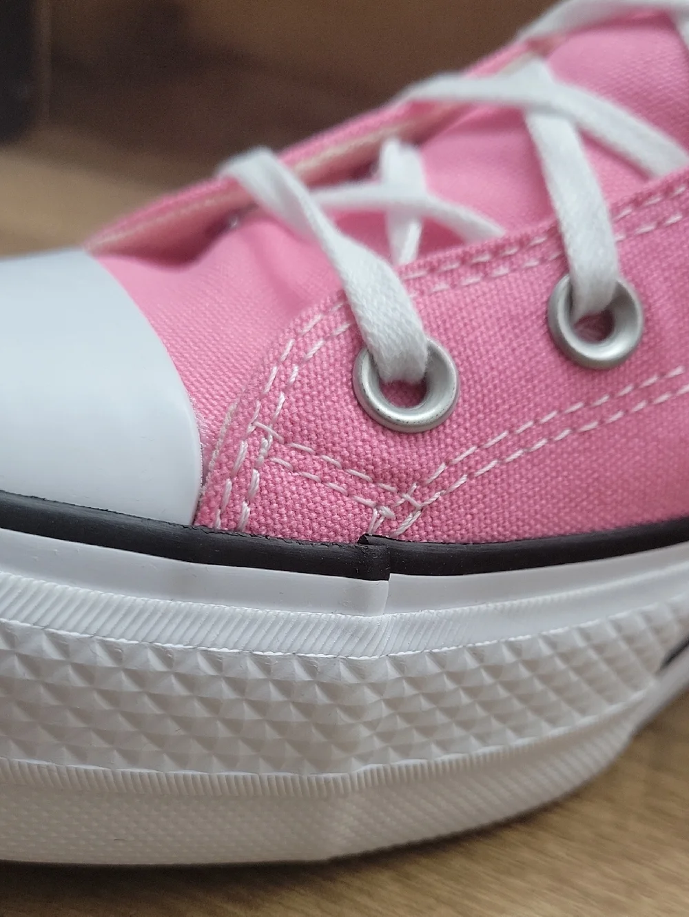 Converse Pink High Top Platform Sneakers